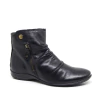 BOTA CANO CURTO EM COURO COM ZIPER LATERAL PERLATTO - ANG867