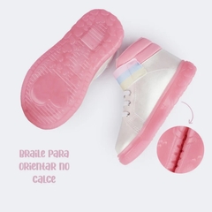 TENIS SNEAKER PAMPILI MENINAS DE LED CORAÇÃO - 483035 - loja online