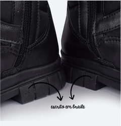 BOTA COTURNO INFANTIL PAMPILI LUCKY CORAÇÃO GLITTER - 711006 - loja online