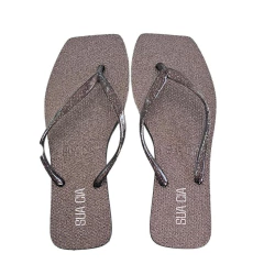 CHINELO DE DEDO FEMININO SUA CIA COM GLITER - 17003GL