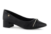 SCARPIN SALTO BAIXO BICO FINO COM STRASS SANTINELLI - 1546003