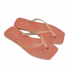 Imagem do CHINELO DE DEDO FEMININO SUA CIA COM GLITER - 17003GL