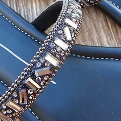 RASTEIRA FEMININA MOLECA 2 TIRAS STRASS - 5462129 na internet