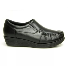 MOCASSIM EM COURO COM ELASTICO AMANDA FLEX - 1413 - comprar online