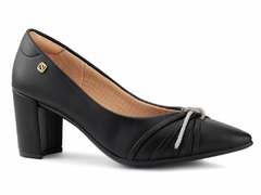 SCARPIN SANTINELLI SALTO ALTO BICO FINO COM STRASS - 1478042