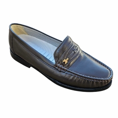 MOCASSIM MASCULINO EM COURO PE DE PRATA - 1018R - comprar online