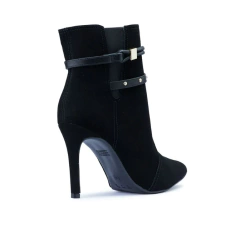 BOTA ANKLE BOOT FEMININA BEBECE SALTO FINO BICO FINO - T6126115 - Via Expressa Calçados