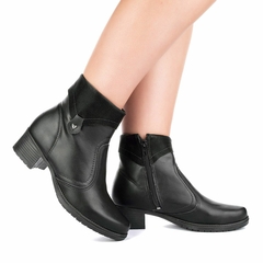 BOTA FEMININA MISSISSIPI CANO CURTO SALTO BAIXO - Q8463 - Via Expressa Calçados