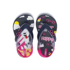 CHINELO INFANTIL MENINAS KLIN ACQUA PRINT - 442113000