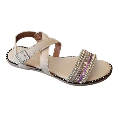 Imagem do SANDALIA RASTEIRA CECILIA LIMA COM PEDRARIA - J026