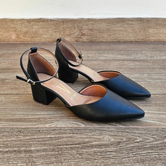 SCARPIN FEMININO SALTO BAIXO BLOCO DE AMARRAR - 1220317