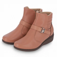 BOTA PICCADILLY MAXI CANO CURTO ANABELA - 117106 - loja online