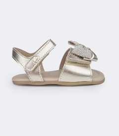 SANDALIA DE BEBE PAMPILI NANA COM LAÇO E STRASS - 122076 - comprar online