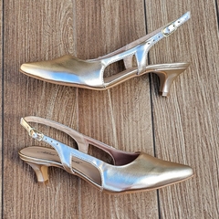 SCARPIN CHANEL CALCANHAR ABERTO ALEXIA FERNANDA - VAL10 na internet