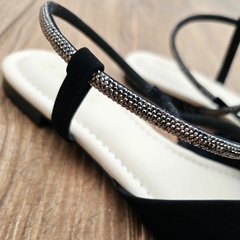 SAPATO CHANEL SLINGBACK FEMININO BEBECE COM STRASS - T2086523 na internet
