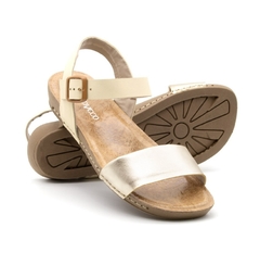 SANDALIA FLATFORM ANDACCO GOA EM COURO BISON - 14277 - comprar online