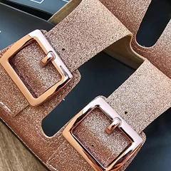 TAMANCO PAPETE FEMININA COM GLITER MOLECA - 5436401 na internet