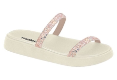 SANDALIA FEMININA PAPETE MOLECA - 5507100 - Via Expressa Calçados