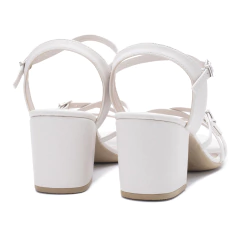 SANDALIA FEMININA SALTO BLOCO COM FIVELA SUA CIA - 15713 na internet