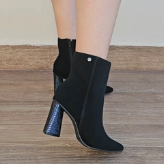 BOTA FEMININA VIA MARTE SALTO ALTO BLOCO - 234103