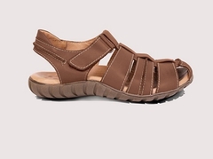 SANDALIA MASCULINA FECHADA EM COURO ITALIANINHO - 10850726 - comprar online