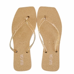CHINELO DE DEDO FEMININO SUA CIA COM GLITER - 17003GL