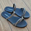 SANDALIA RASTEIRA FEMININA MOLECA COM STRASS - 5452141 - comprar online