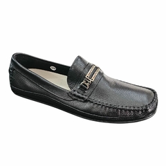 MOCASSIM MASCULINO EM COURO PE DE PRATA - 2507