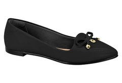 SAPATILHA FEMININA MOLECA BICO FINO E LAÇO - 5635863