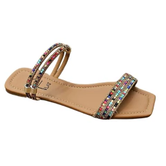SANDALIA RASTEIRA FEMININA 2 EM 1 CL FLAT - SD230 - loja online