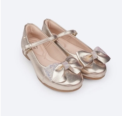 SAPATILHA INFANTIL PAMPILI COM LAÇO E STRASS - 100502