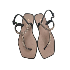 SANDALIA RASTEIRA FEMININA COM PEDRARIA GATA MANIA - SQ79 - comprar online