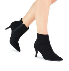 BOTA ANKLE BOOT FEMININA BEBECE CANO CURTO BICO FINO CLASSICA - T4318235