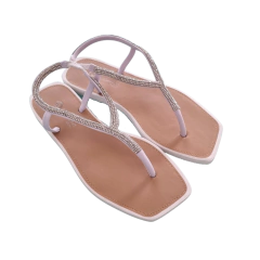 SANDALIA RASTEIRA COM PEDRARIA GATA MANIA - SQ56