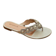 RASTEIRA DE DEDO COM PEDRARIA DOCE MACA - E952RT - Via Expressa Calçados