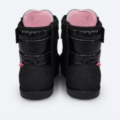BOTA COTURNO INFANTIL PAMPILI MATELASSE COMFY - 141073 - Via Expressa Calçados