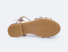 SANDALIA COM SALTO INFANTIL PAMPILI FANCY - 526066 - Via Expressa Calçados