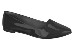 SAPATILHA FEMININA MOLECA BICO FINO VERNIZ - 5635816 - comprar online