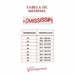 BOTA MISSISSIPI CANO MEDIO SALTO SALTO BLOCO - ME572 na internet