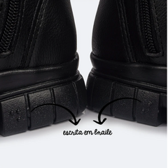 BOTA COTURNO PAMPILI LUCKY TIRA STRASS - 711001 - loja online