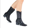 BOTA COUNTRY FEMININA BEBECE CANO MEDIO BORDADA - T4918102