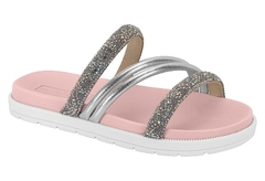 SANDALIA PAPETE COM STRASS INFANTIL MOLEKINHA - 2352107 - Via Expressa Calçados