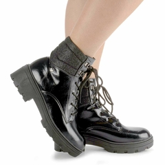 BOTA COTURNO MISSISSIPI TRATORADO COM GLITTER - Q8311 na internet