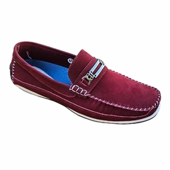 MOCASSIM MASCULINO EM COURO PE DE PRATA - 2507 na internet