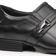 SAPATO SOCIAL PEGADA EM COURO MASCULINO - 124608 - comprar online