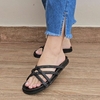SANDALIA FEMININA PAPETE CL FLAT - BK317