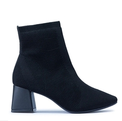 BOTA FEMININA BEBECE BICO QUADRADO KNIT - T4414243 na internet