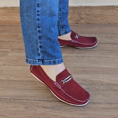 MOCASSIM MASCULINO EM COURO PE DE PRATA - 2507 - comprar online