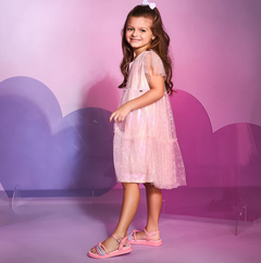 SANDALIA INFANTIL PAMPILI FLOWER NO E STRASS - 702032 - comprar online