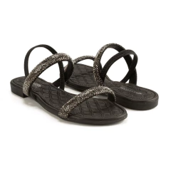 SANDALIA RASTEIRA MISSISSIPI COM BRILHOS - MB282 - Via Expressa Calçados
